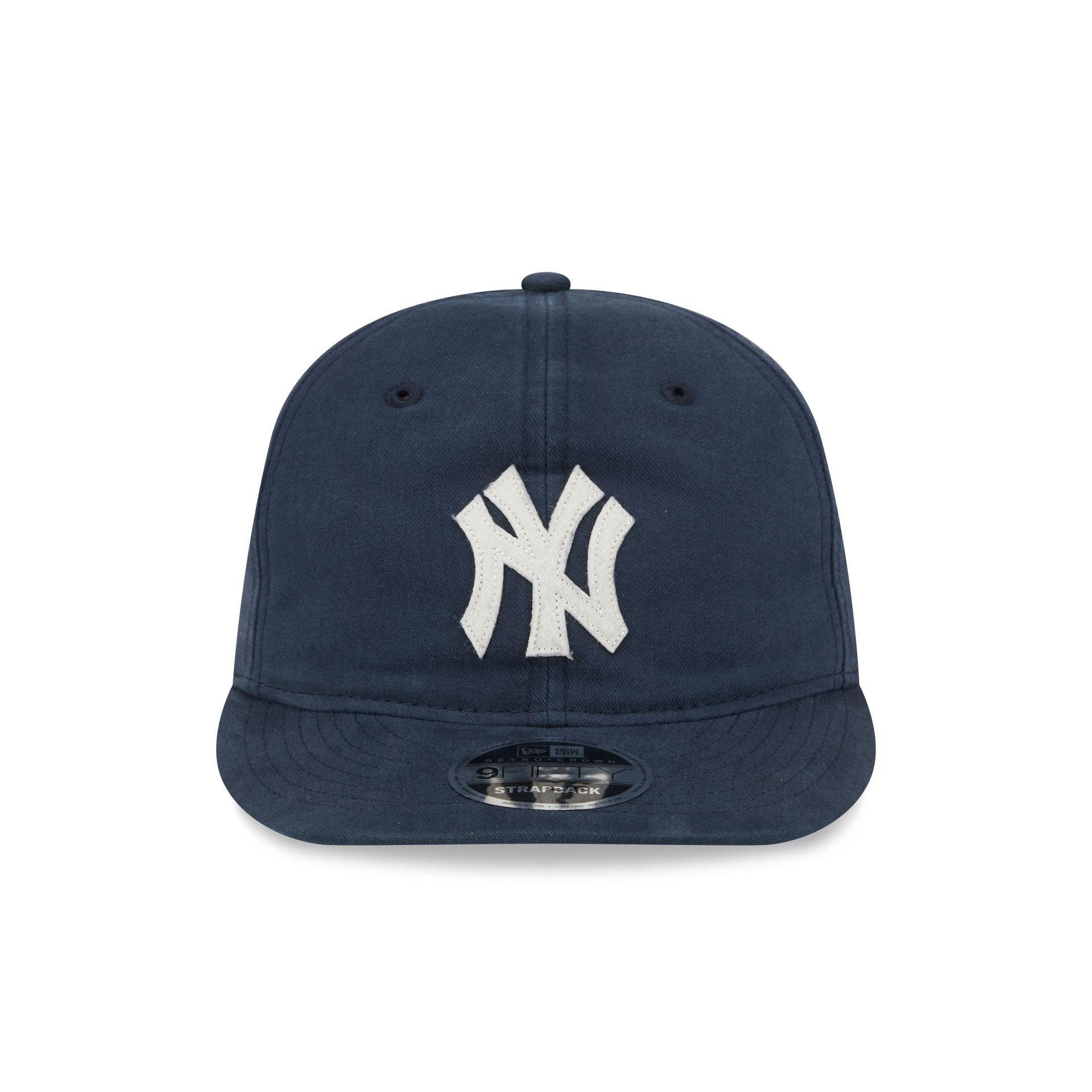 New York Yankees Canvas Felt Retro Crown 9FIFTY Adjustable Hat Male Product Image