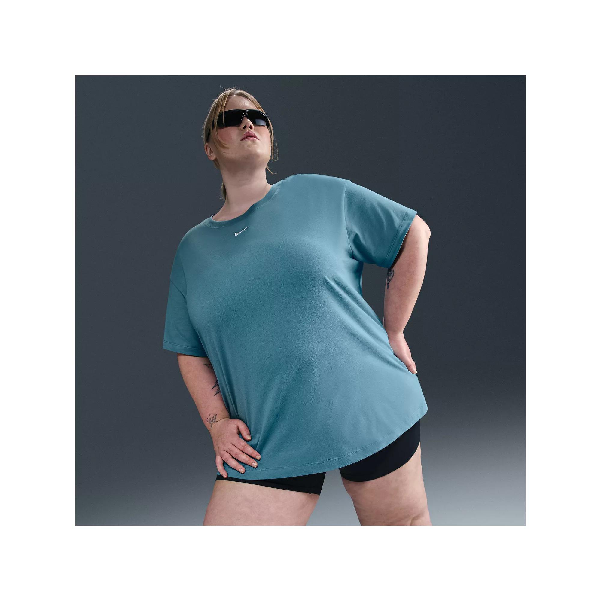 Plus Size Nike Sportswear Essential Tee, Women's, Size: 3XL, Smokey Blue Product Image
