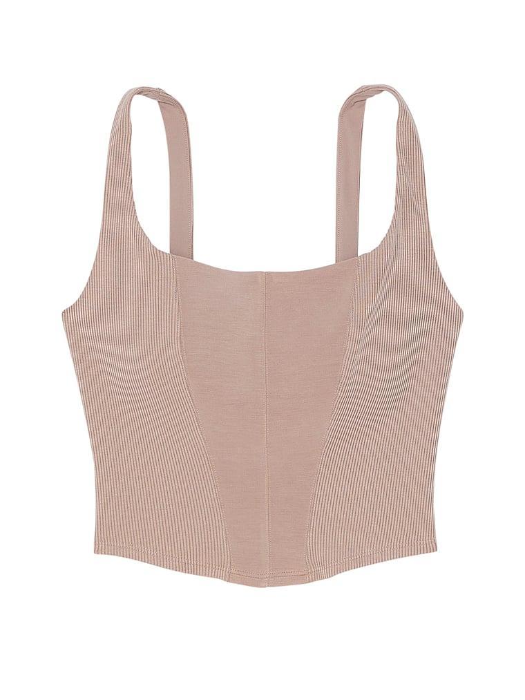 Featherweight Knit Corset Tank Top Product Image