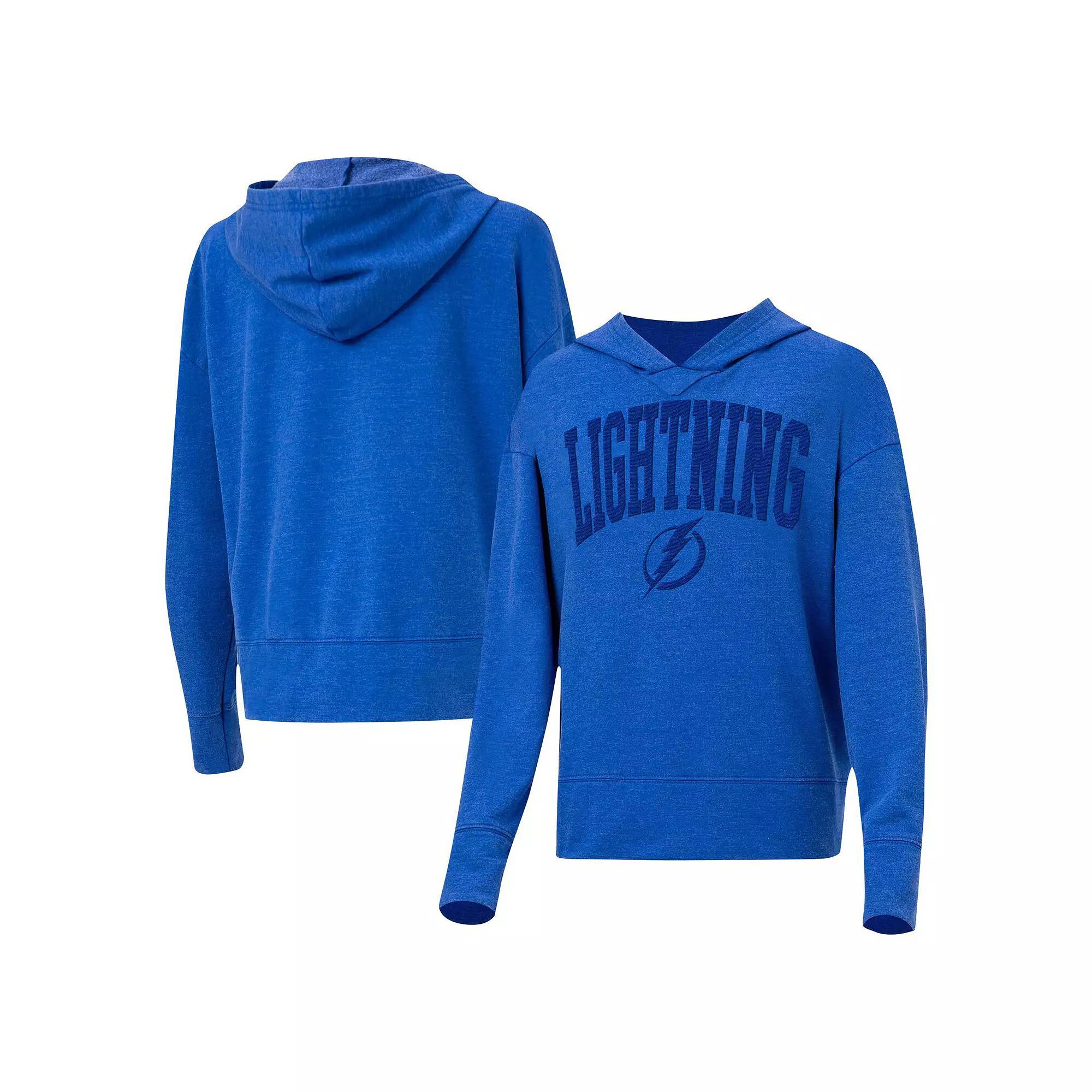 Women's Concepts Sport Blue Tampa Bay Lightning Volley Pullover Hoodie, Size: Large, Lgh Blue Product Image