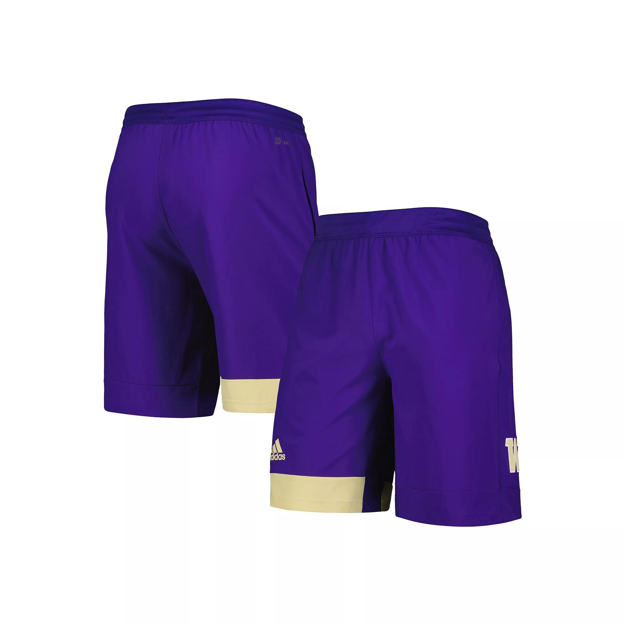 Mens adidas Washington Huskies Training Shorts Product Image