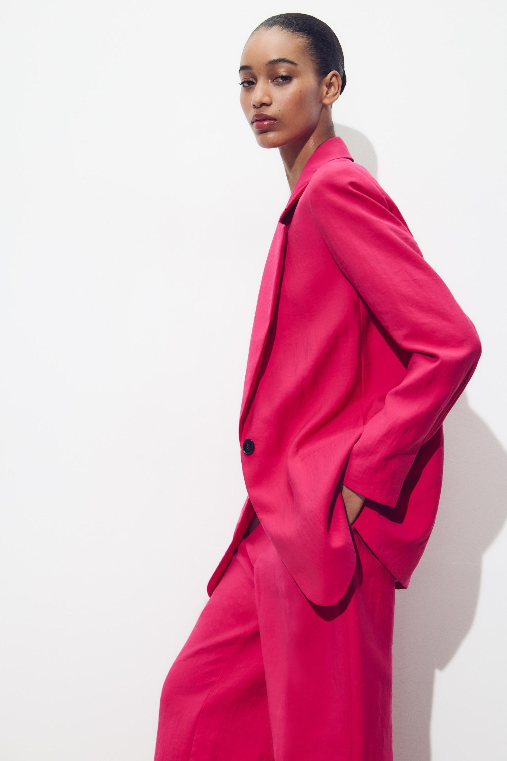 WRINKLED EFFECT BLAZER Product Image