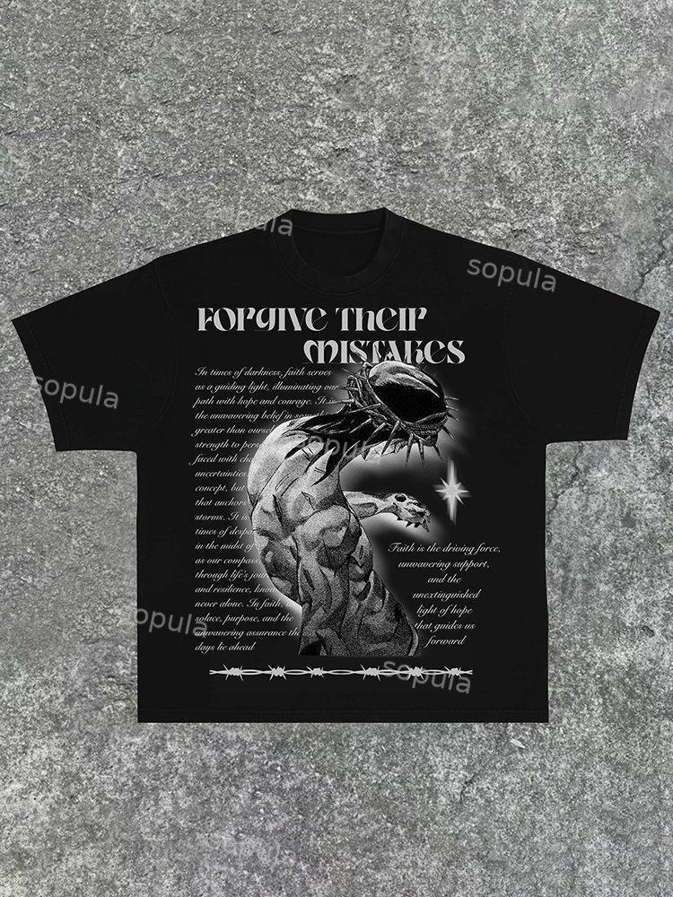 Sopula Forgive Their Mistakes JoJo Jesus Print T-Shirt Product Image