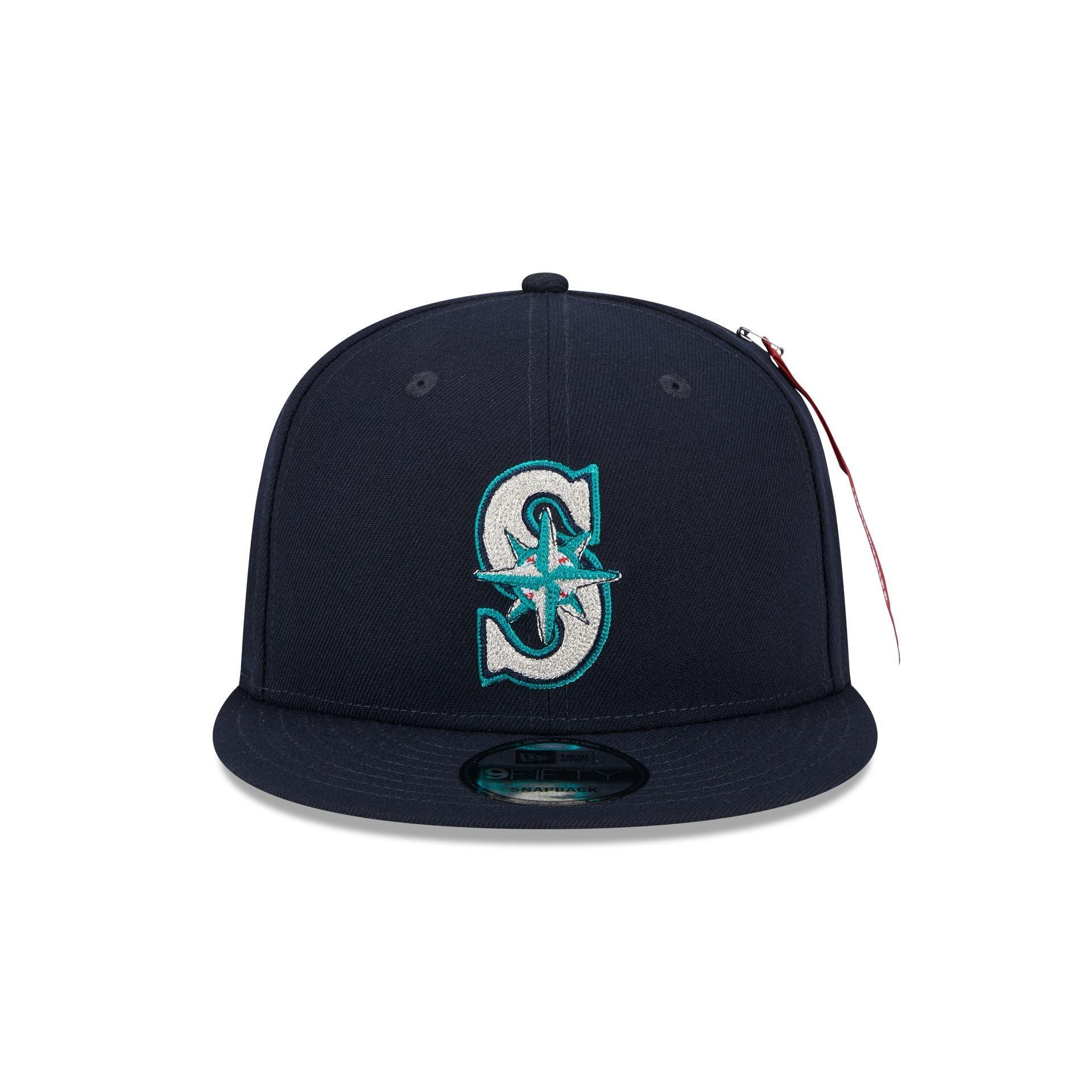 Alpha Industries x Seattle Mariners Navy 9FIFTY Snapback Hat Male Product Image