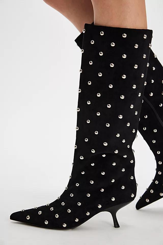 All Night Studded Kitten Boots Product Image