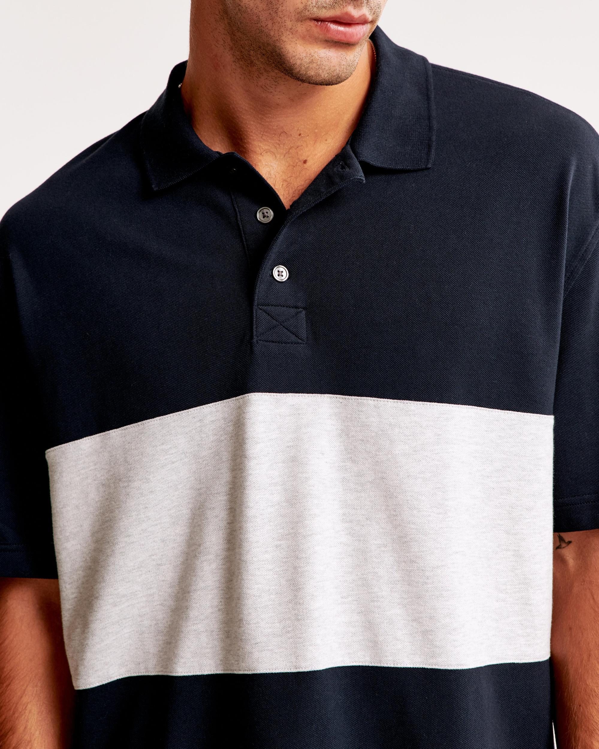 Pique Cropped Polo Product Image