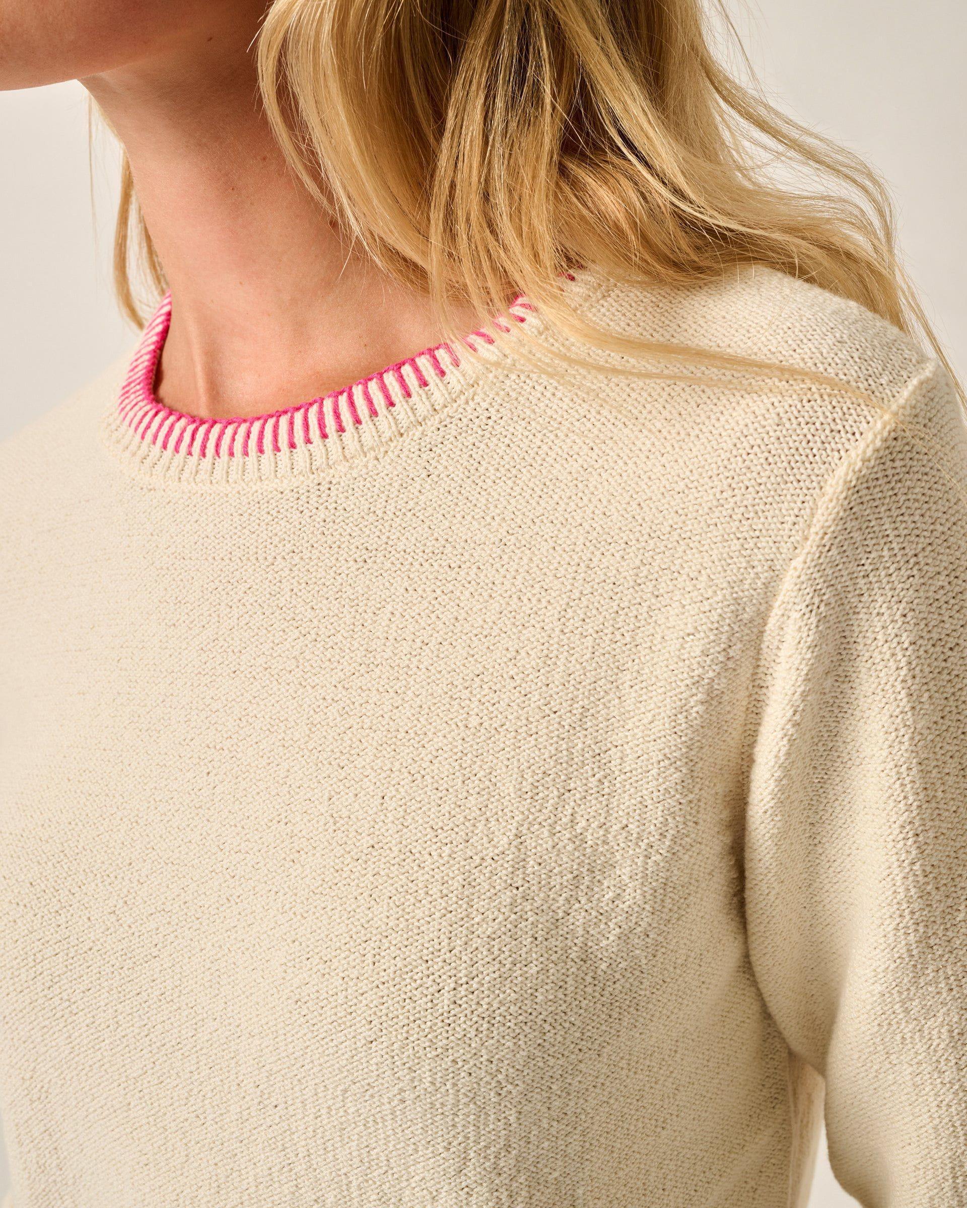 Blanche Cotton Blend Crewneck Sweater Female Product Image