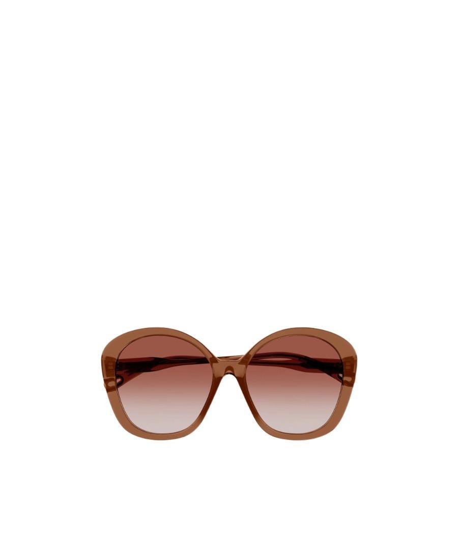 CHLOÉ Oversized-frame Sunglasses In Brown Product Image
