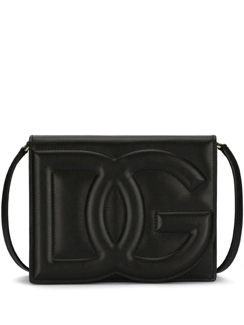 DOLCE & GABBANA Tracolla Logo In Black Product Image