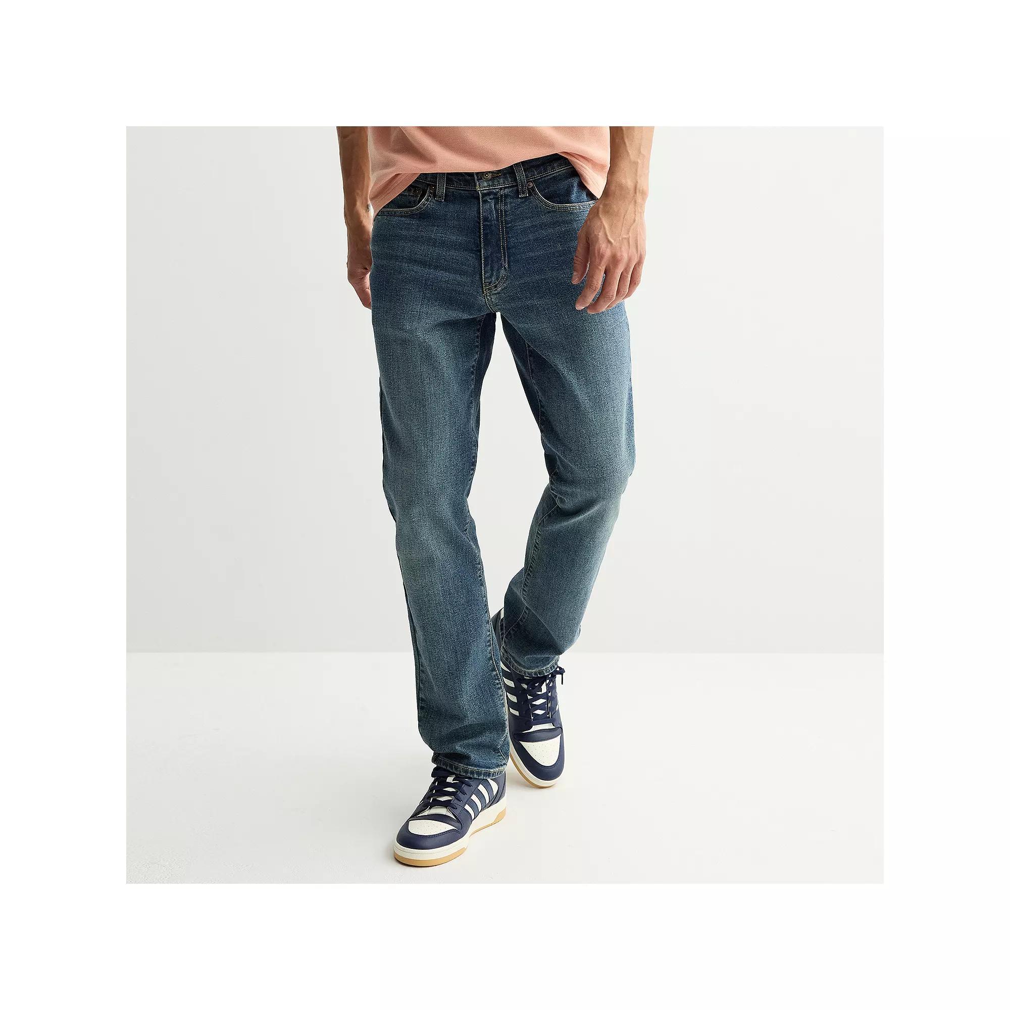 Men's Sonoma Goods For Life® Slim-Fit Everyday Jean, Size: 30X30, Medium Heritage Blue Product Image