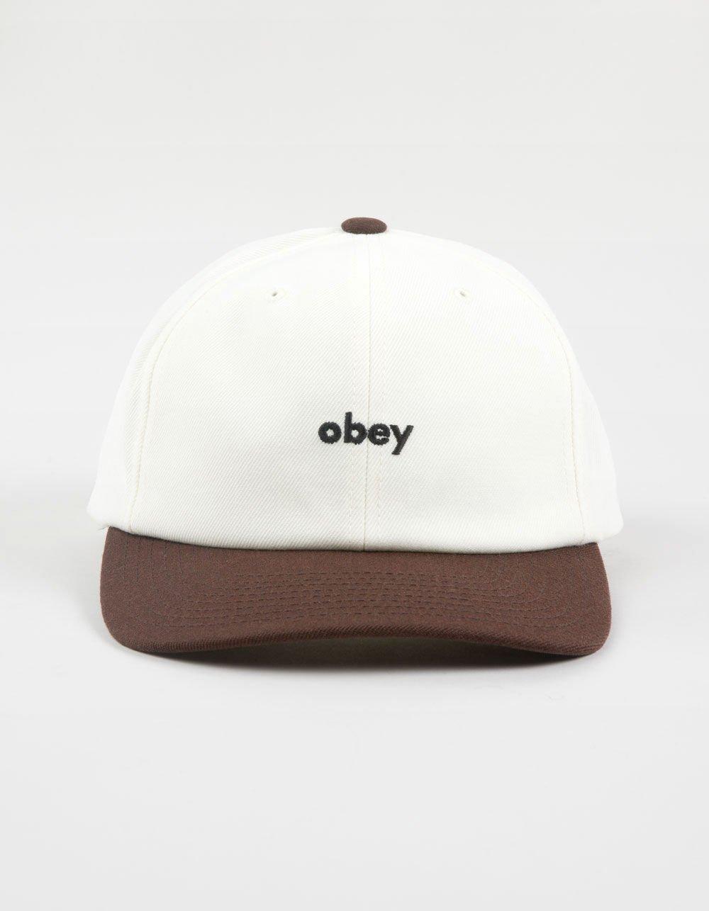 OBEY 2 Tone 6 Panel Snapback Hat - WHITE COMBO Product Image