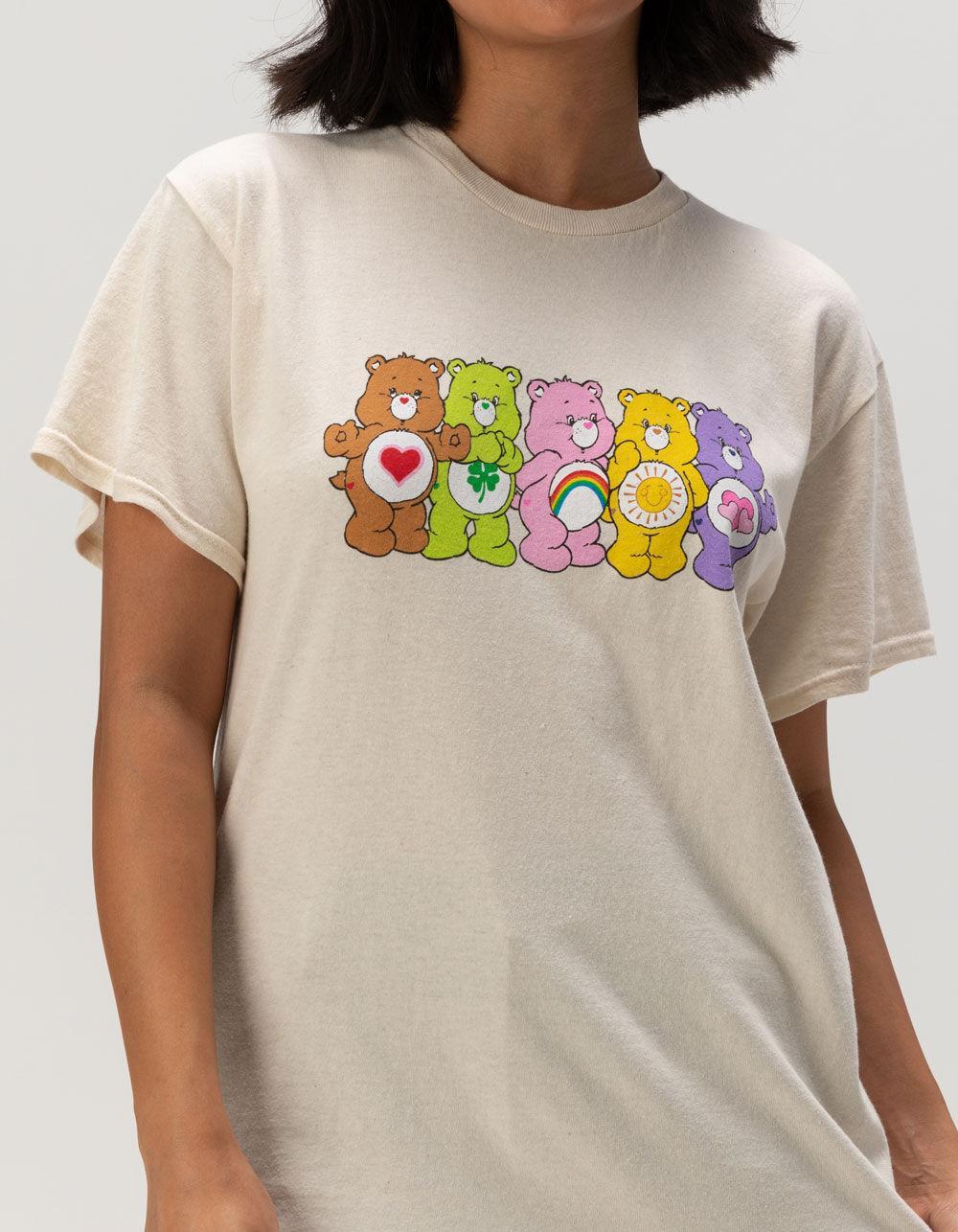 CARE BEARS Womens Boyfriend Tee - NATURAL Product Image
