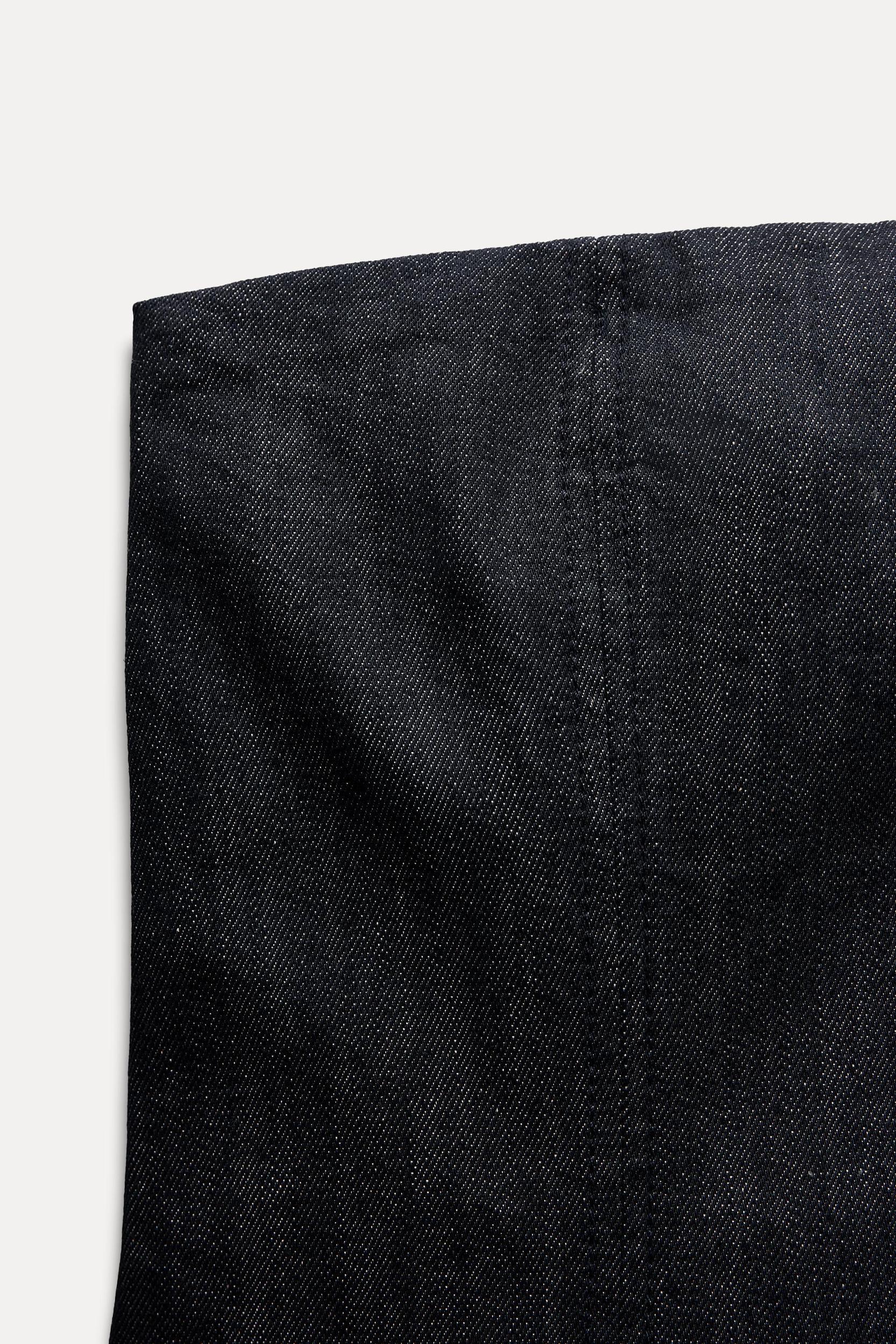 DENIM BANDEAU TOP ZW COLLECTION Product Image