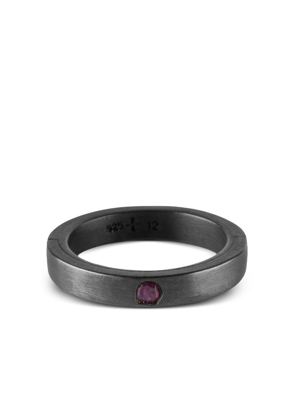 sterling silver Sistema ruby ring  Product Image