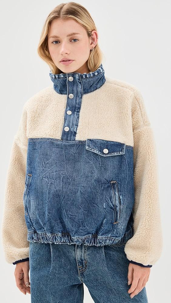 Polo Ralph Lauren 3X1 Rigid Denim Lined Pullover | Shopbop Product Image
