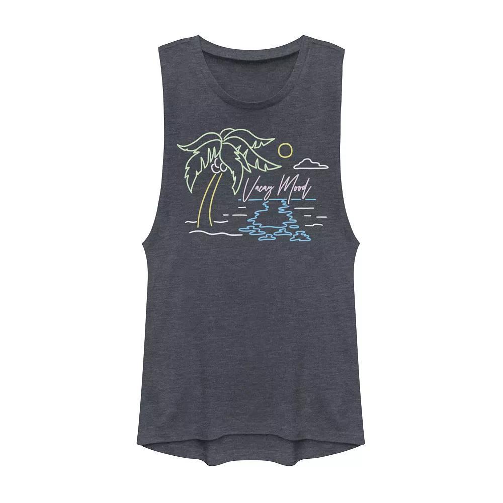 Juniors' Nickelodeon Spongebob Painter Bob Group Shot Muscle Tank Top, Girl's, Size: XXL, Grey Product Image