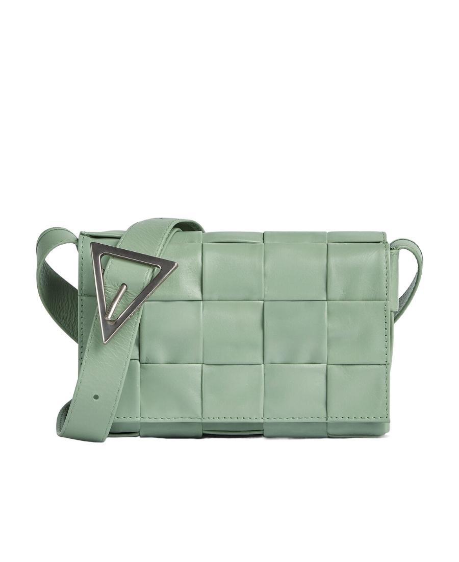 BOTTEGA VENETA Cassette Satchel Bag In Green Product Image