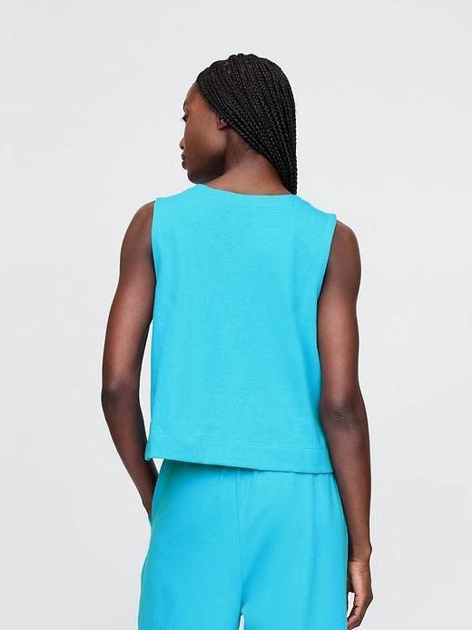 Heavyweight Organic Cotton Cropped Shell Tank Top Product Image