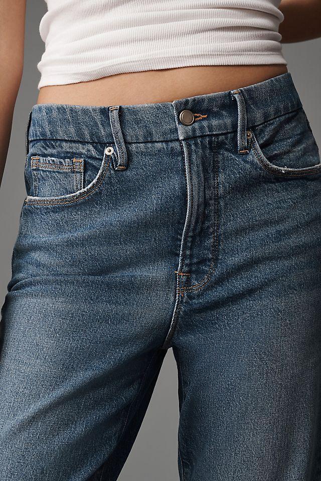 Good American Weekender High-Rise Relaxed Cuff Jeans Product Image
