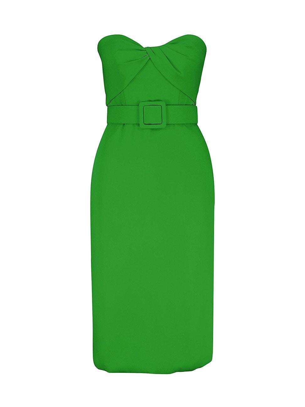 Womens Strapless Midi-Dress Product Image