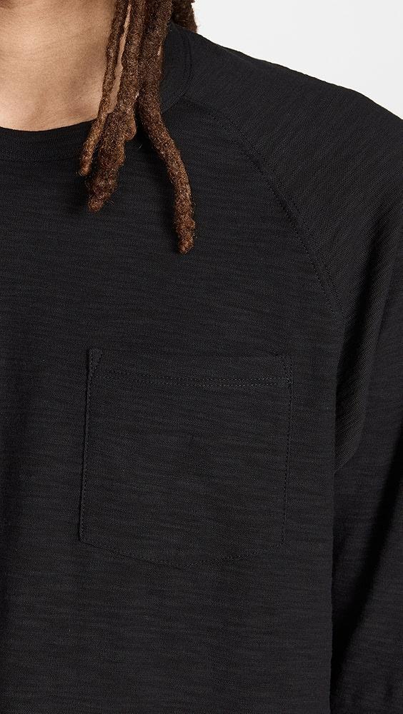 Vince Long Sleeve Pocket Crew Tee | Shopbop Product Image