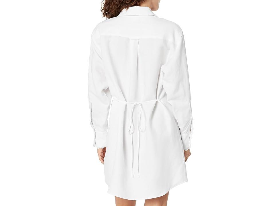 7 For All Mankind Scallop Shirtdress (Bright ) Women's Dress Product Image