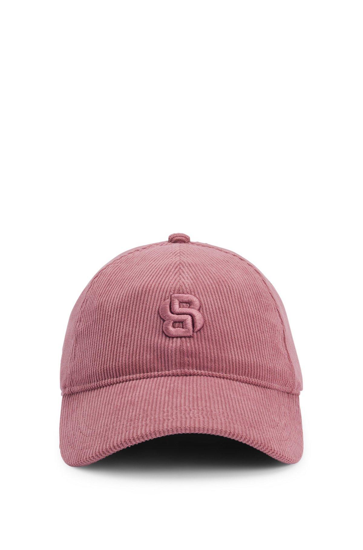 Corduroy cap with Double B monogram embroidery Product Image