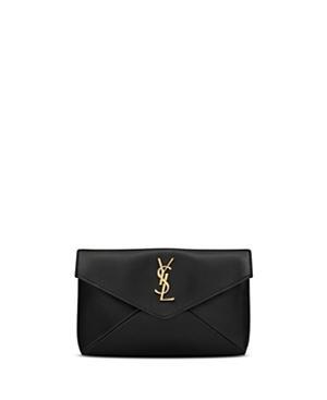 Saint Laurent Cassandre Small Envelope Pouch in Lambskin Product Image