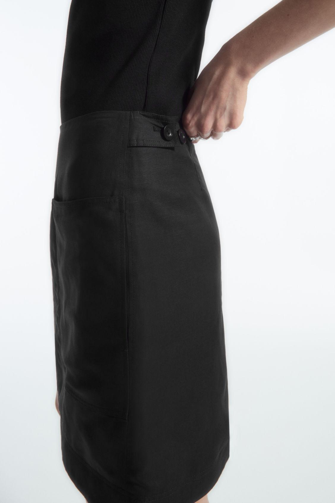 Womens Felted Tweed Miniskirt Product Image