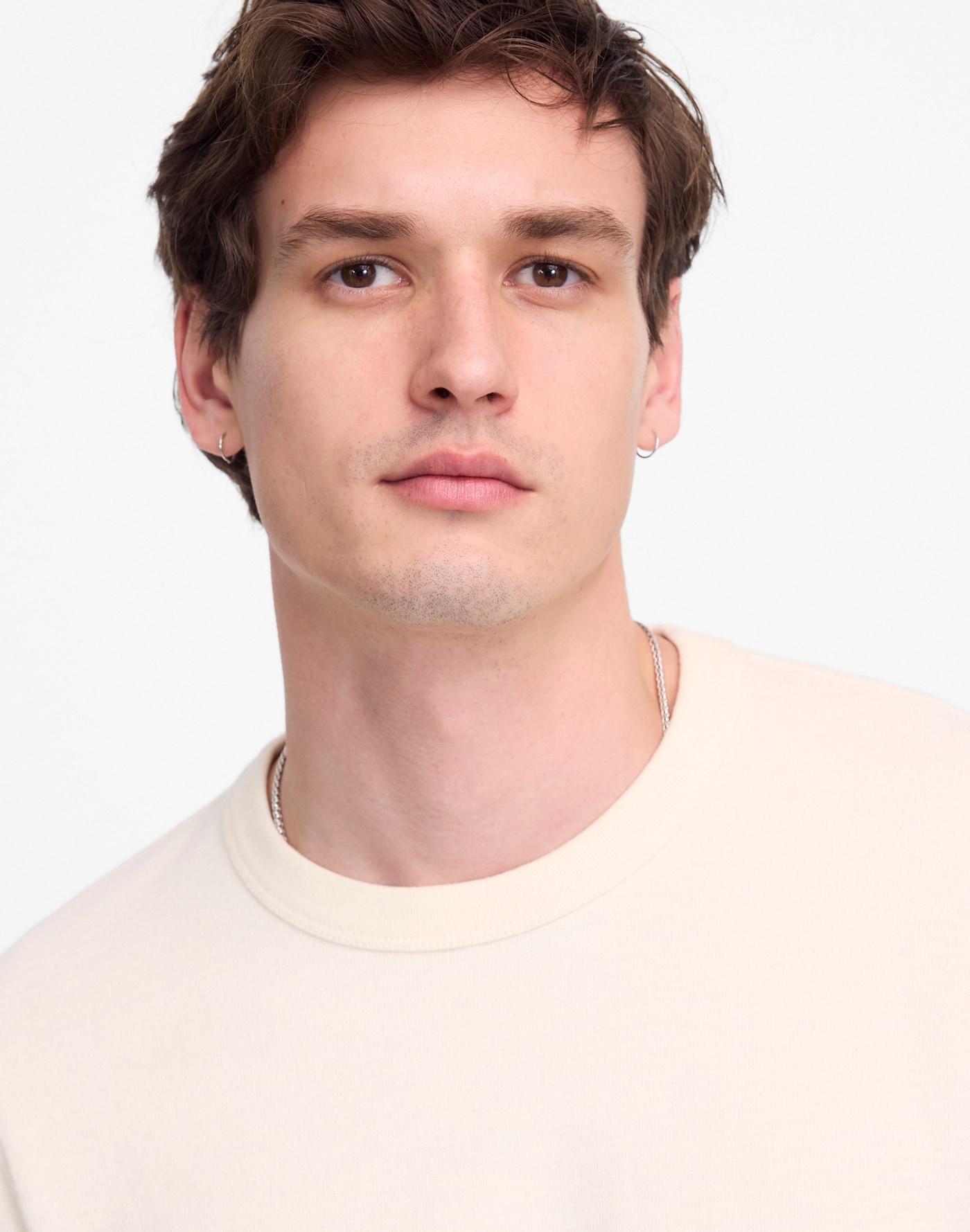 Heavyweight Slub Cotton Long-Sleeve Tee Product Image