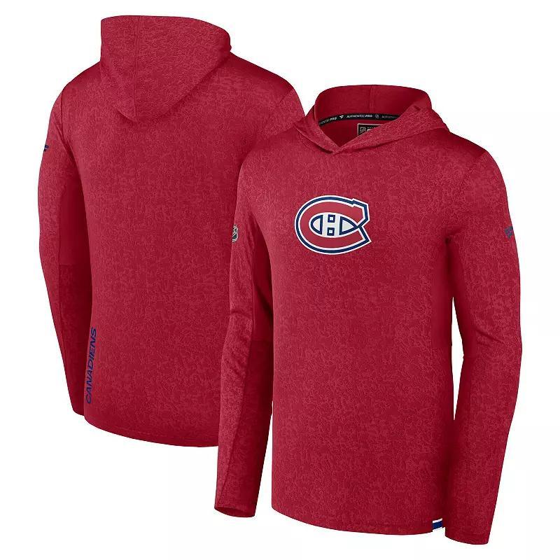 Men's Fanatics  Black New Jersey Devils Authentic Pro Lightweight Pullover Hoodie, Size: XL, Nhl Black Product Image