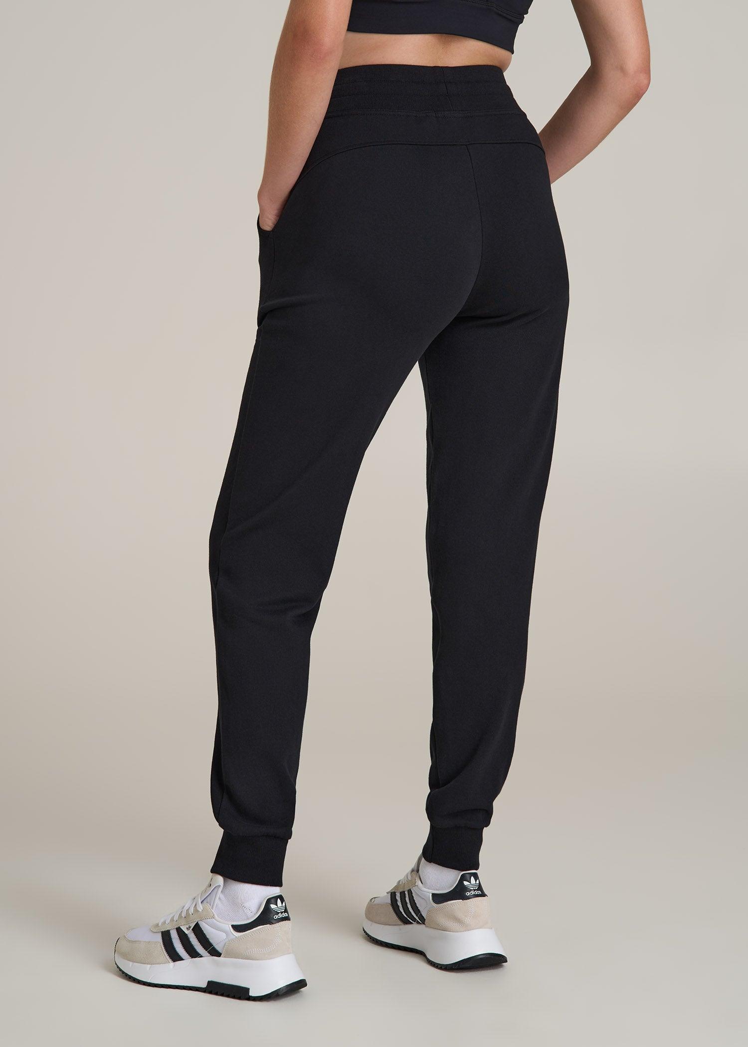 Wearever 2.0 French Terry Joggers for Tall Women in Black Product Image