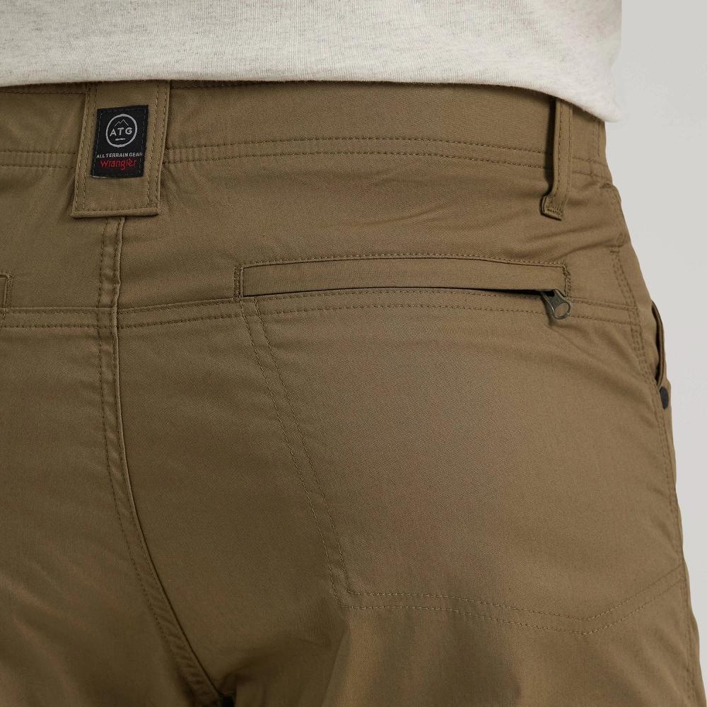 Wrangler Men's ATG Straight Cargo Pants - Earth 34x32: Heavyweight Cotton Blend, Mid Rise, Stretch, Machine Washable Product Image