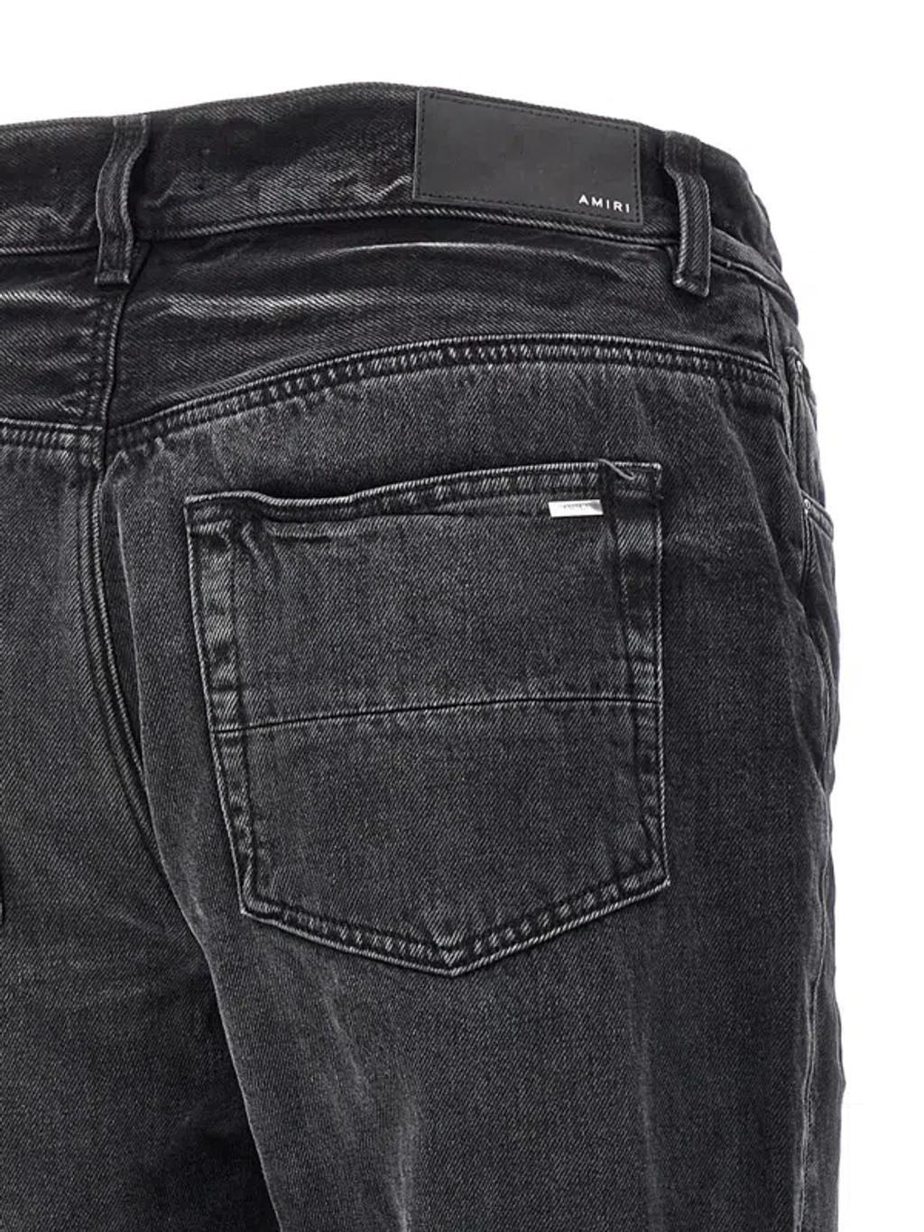 AMIRI Release Hem Jeans In Black Product Image