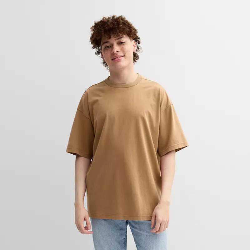 Men's Hollywood Short Sleeve Oversized Tee, Size: Medium, Red Ochire Product Image