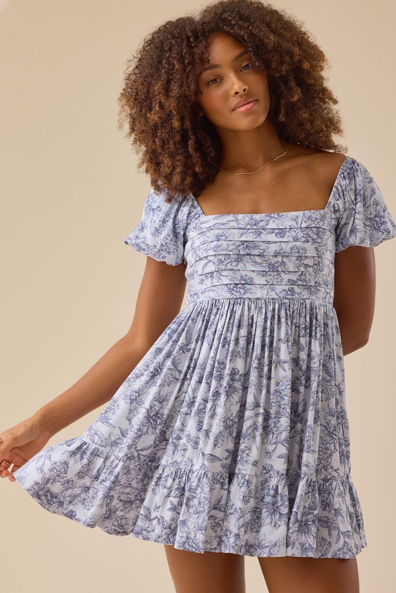Collie Floral Mini Dress Product Image