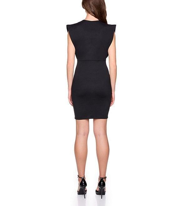 Susana Monaco Crew Neck Cap Sleeve Flutter Tank Mini Dress Product Image