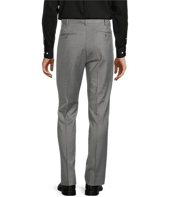 Roundtree & Yorke TravelSmart Luxury Gabardine Ultimate Comfort Classic Fit Non-Iron Flat Front Dress Pants Product Image