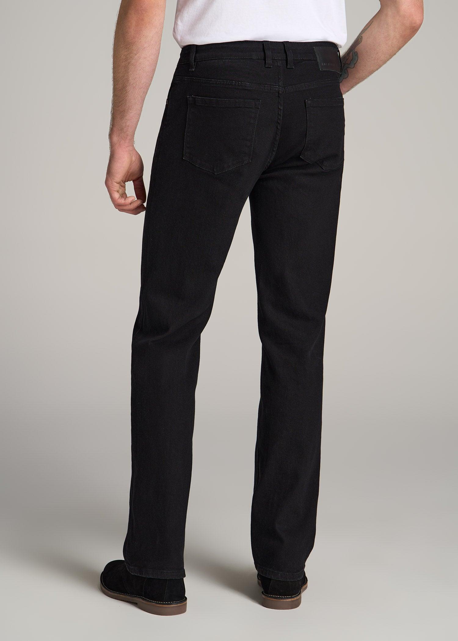 J1 STRAIGHT LEG Jeans for Tall Men in Black Product Image