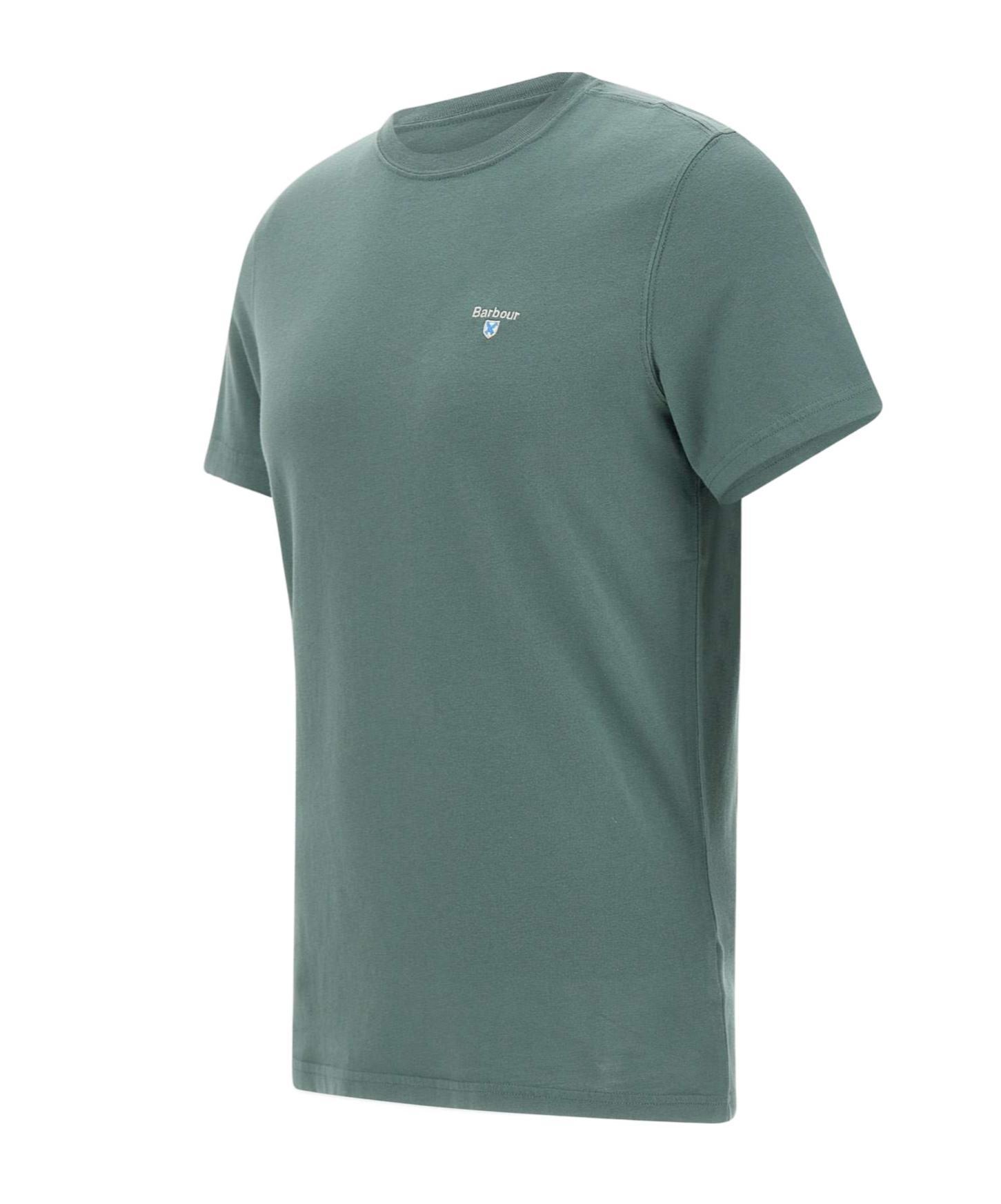 BARBOUR Open-necked Black Shirt In Green Product Image