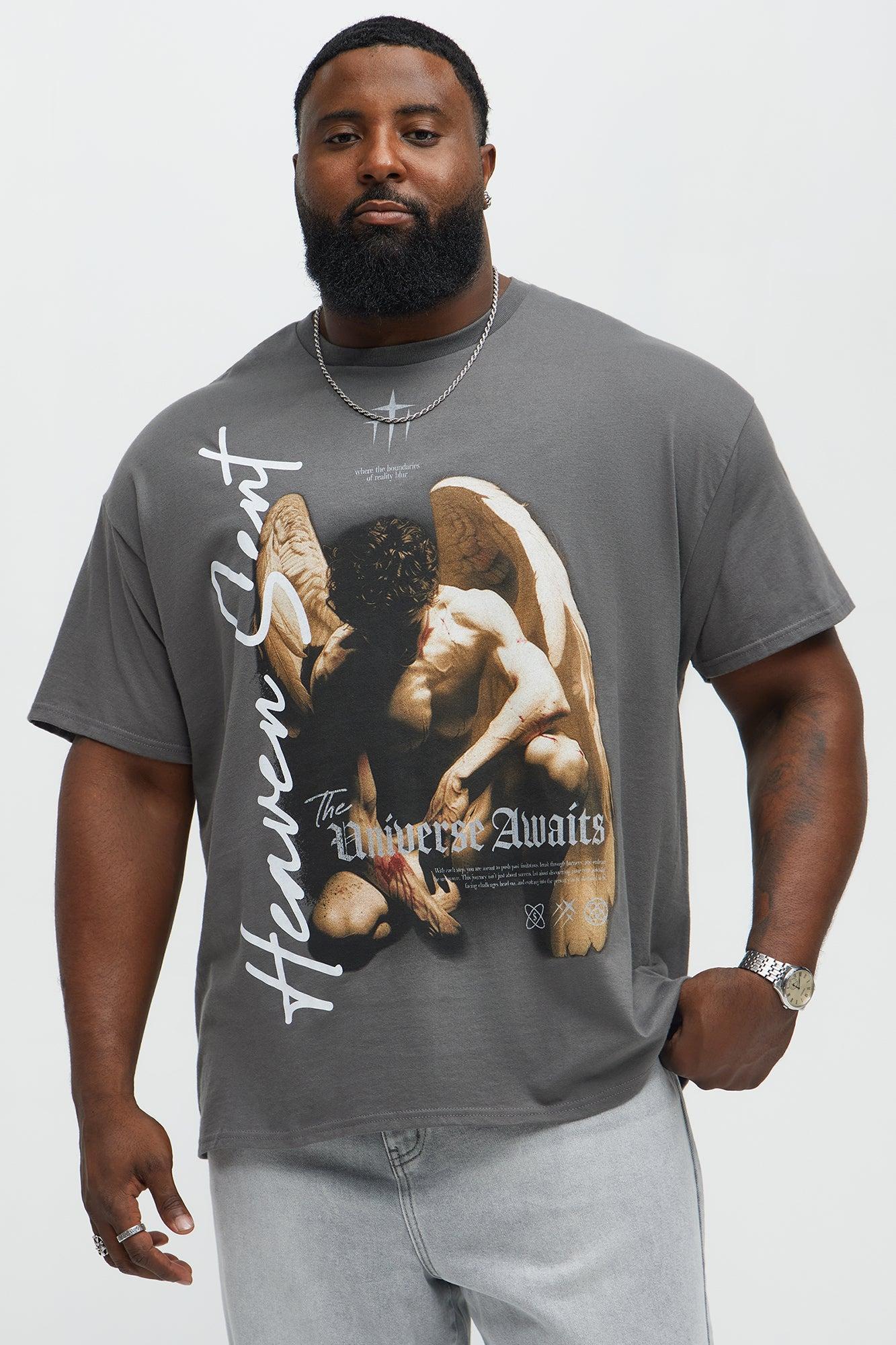 The Universe Awaits Short Sleeve Tee - Charcoal Product Image