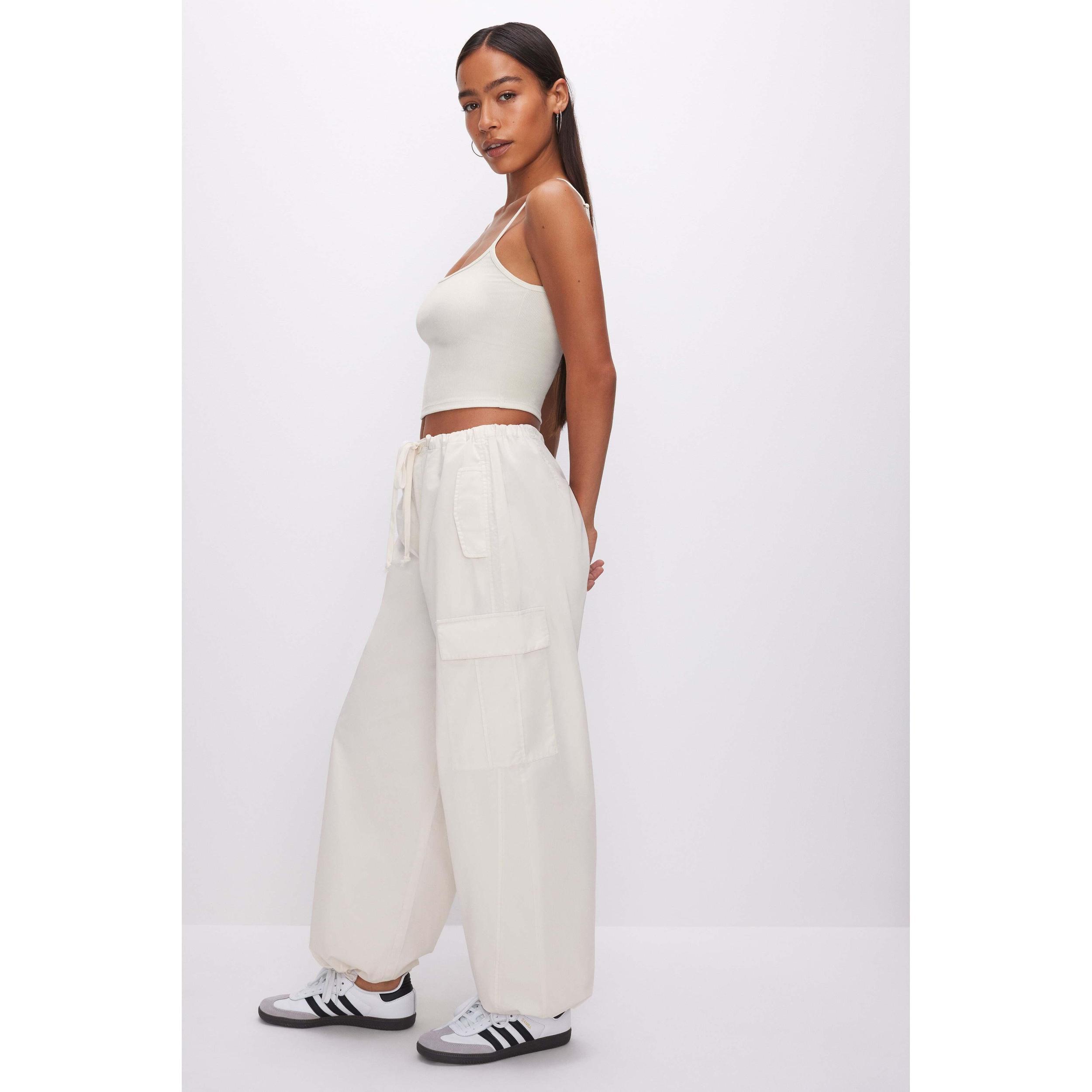 Good American Parachute Drawstring Cargo Pants Product Image