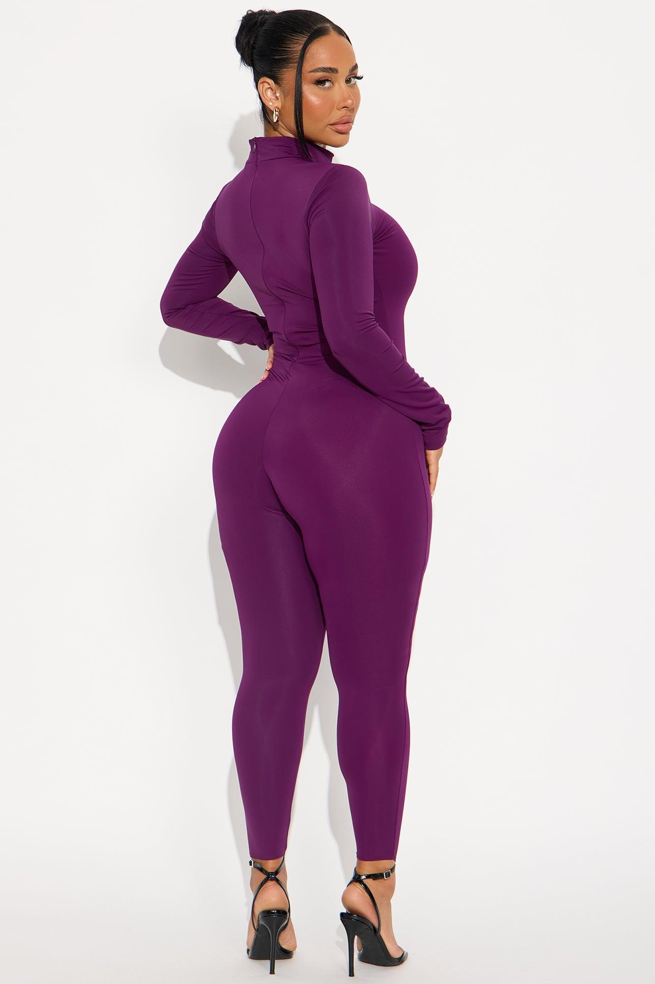 Your Favorite Toe Ring Jumpsuit - Plum Product Image