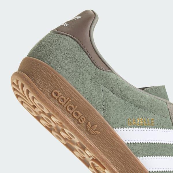 adidas Gazelle Indoor Shoes Silver Pebble M 11 / W 12 Unisex Product Image