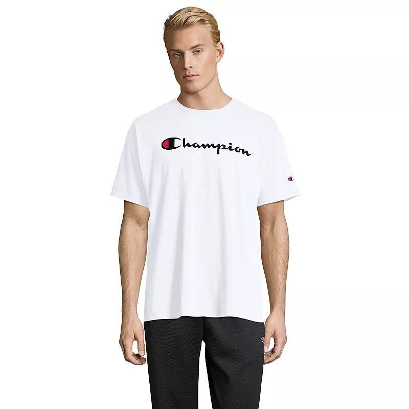 Men's Champion® Graphic Tee, Size: Large, White Product Image