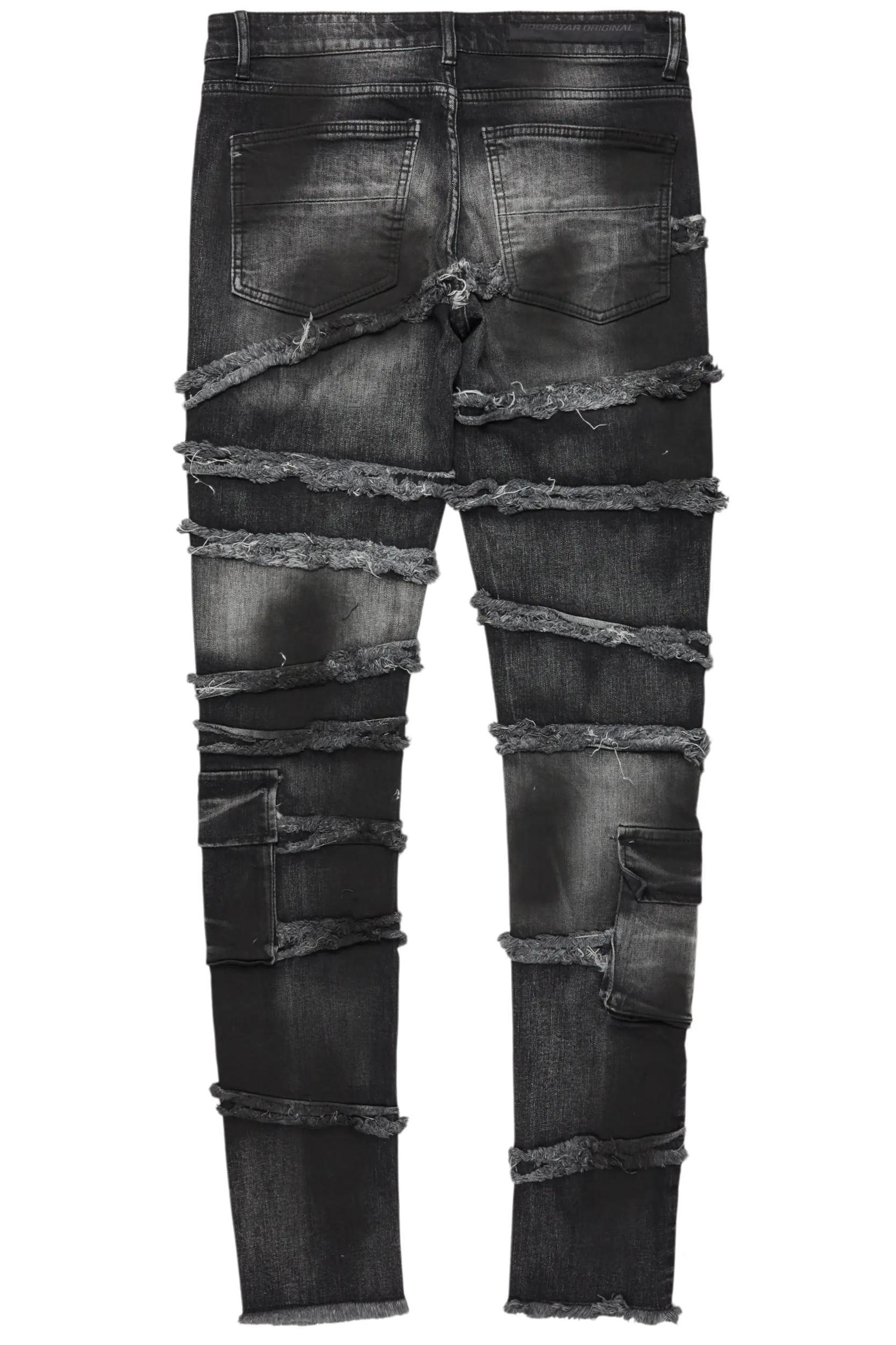 Yves Grey Skinny Cargo Jean Male Product Image