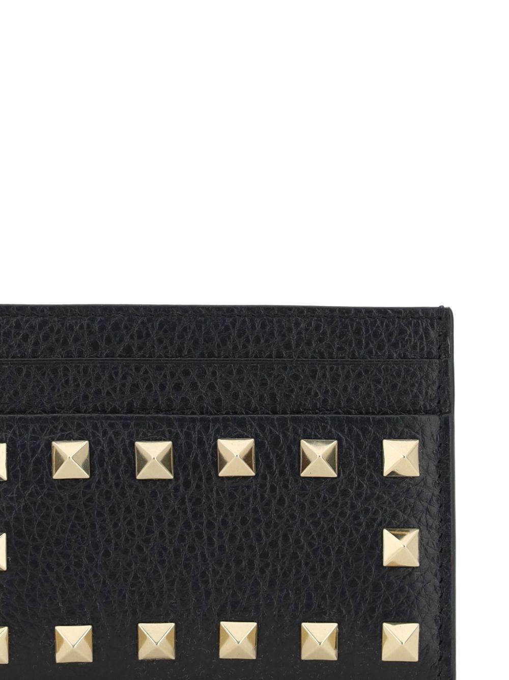Rockstud gold-tone detail cardholder Product Image