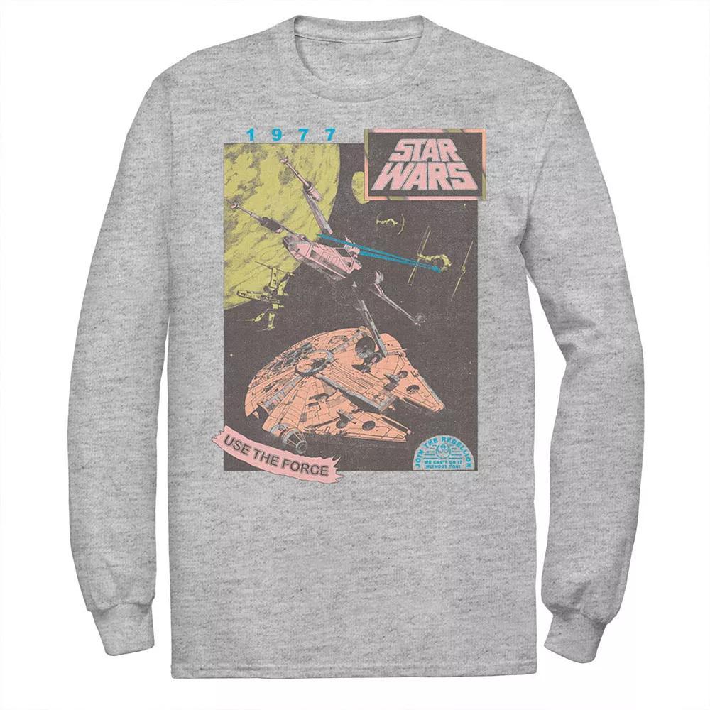 Men's Star Wars Join The Rebellion Tee, Size: 3XL, Athletic Grey Product Image