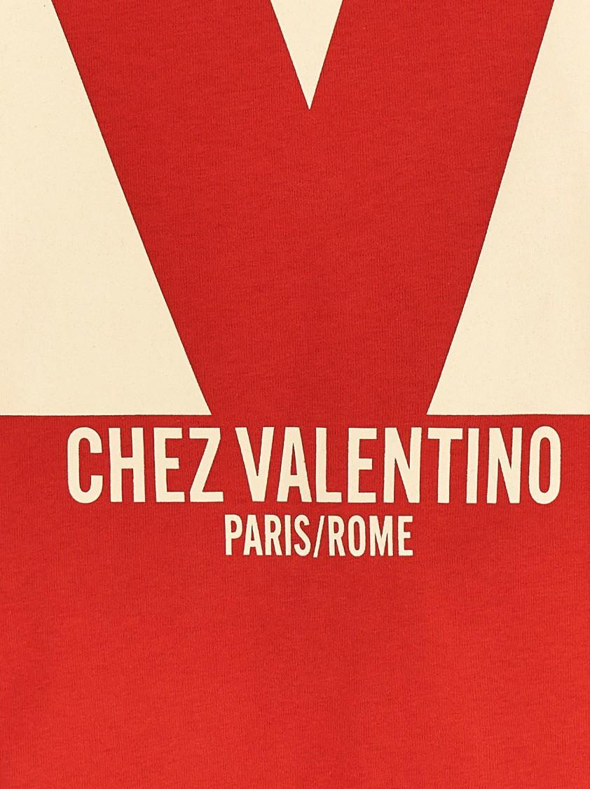 VALENTINO T-shirt Logo In Red Product Image