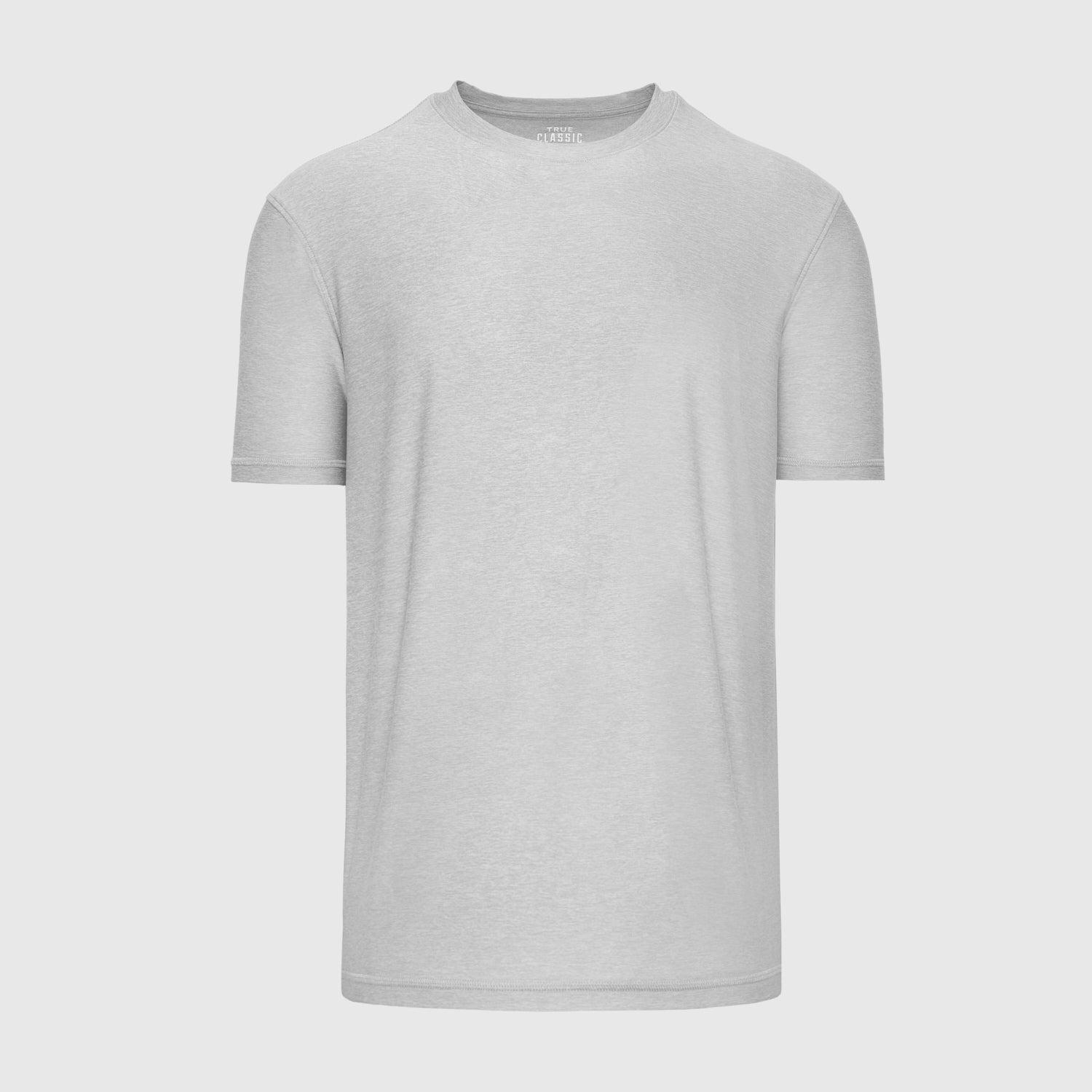 Light Heather Gray Active Crew Neck Tee Product Image